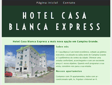 Tablet Screenshot of hotelcasablancaexpress.com